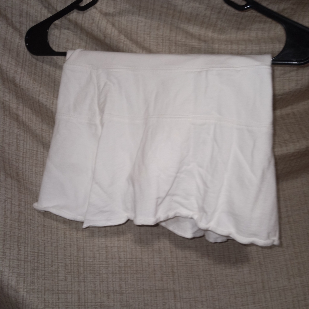Girls white tennis skirt cotton
